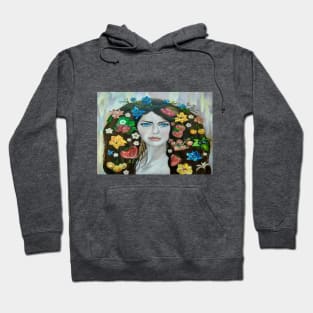 The Portrait of the Girl (Stylized) Hoodie